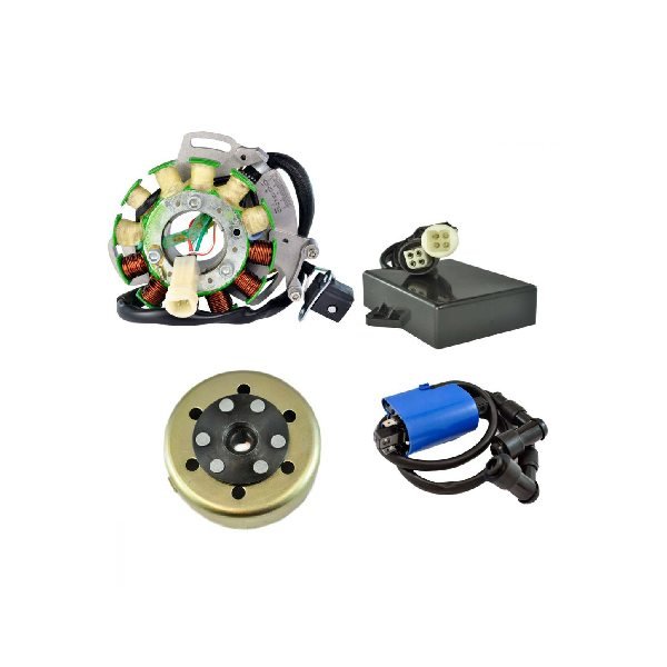 RM22848 | Kit Stator 100 W + PeakRPM CDI + External Ignition Coil + Backplate + Flywheel for Yamaha YFZ 350 Banshee 1987-1994 |