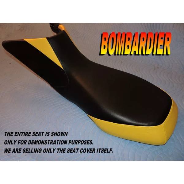 12-200-815B | Bombardier Can Am DS650 New seat cover 2000-07 Black/Yellow |